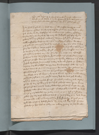 an antique document - the Gelderland Witness Statement